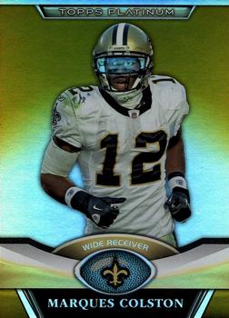 2011 Topps Platinum - Gold #6 Marques Colston  Front