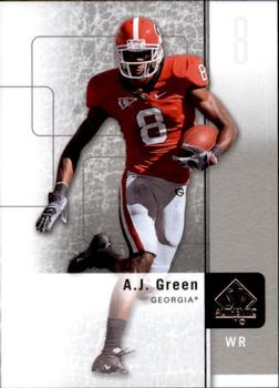 2011 SP Authentic #89 A.J. Green Front