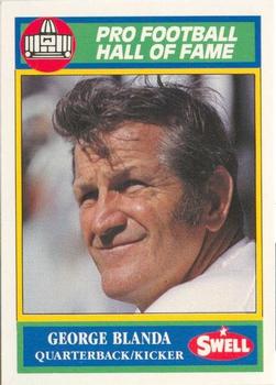 1990 Swell Greats #114 George Blanda Front