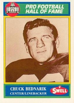 1990 Swell Greats #71 Chuck Bednarik Front