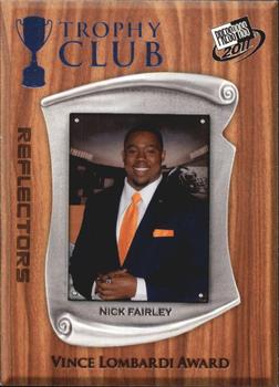 2011 Press Pass - Reflectors Blue #55 Nick Fairley Front