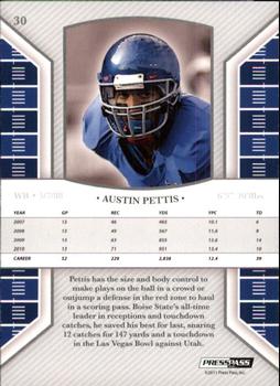 2011 Press Pass Legends - Bronze #30 Austin Pettis Back
