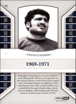 2011 Press Pass Legends - Bronze #90 Franco Harris Back