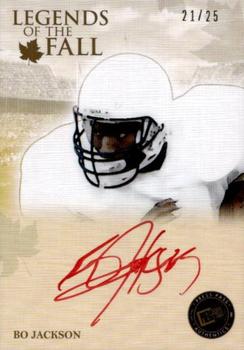 2011 Press Pass Legends - Legends of the Fall Autographs Red Ink #LOF-BJ Bo Jackson Front