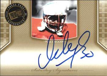 2011 Press Pass Legends - Saturday Signatures #SS-IW Ickey Woods Front