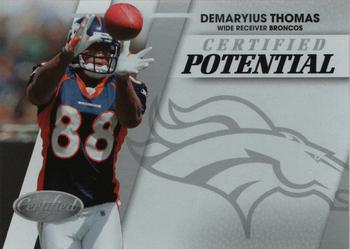 2010 Panini Certified - Certified Potential #29 Demaryius Thomas  Front