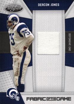 2010 Panini Certified - Fabric of the Game #38 Deacon Jones Front