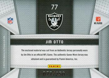 2010 Panini Certified - Fabric of the Game #77 Jim Otto Back