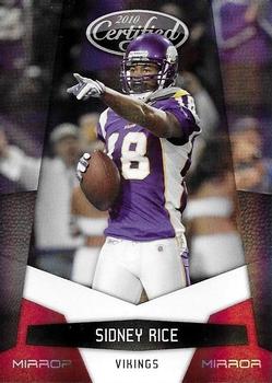 2010 Panini Certified - Mirror Red #86 Sidney Rice  Front