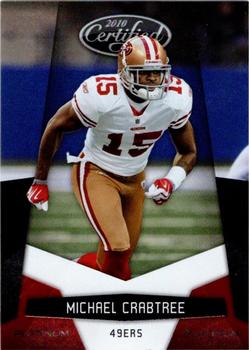 2010 Panini Certified - Platinum Red #130 Michael Crabtree  Front