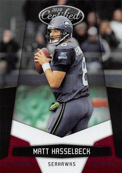 2010 Panini Certified - Platinum Red #135 Matt Hasselbeck  Front