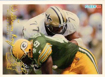 1994 Fleer Shell FACT #50 Willie Roaf Front