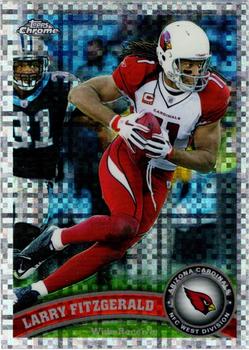 2011 Topps Chrome - Xfractors #80 Larry Fitzgerald Front