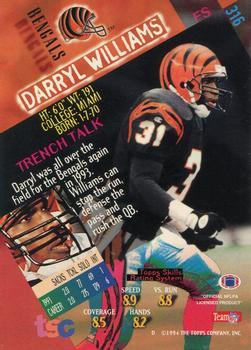 1994 Stadium Club - Members Only #316 Darryl Williams Back