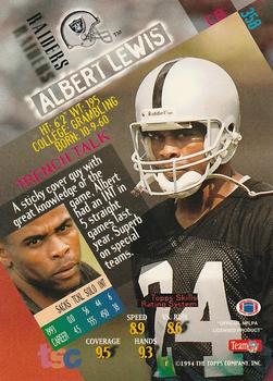 1994 Stadium Club - Members Only #358 Albert Lewis Back