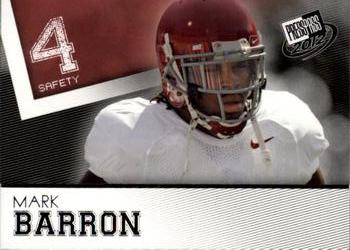 2012 Press Pass #2 Mark Barron Front