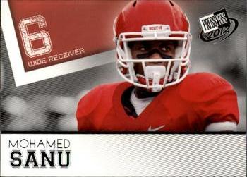 2012 Press Pass #43 Mohamed Sanu Front