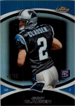 2010 Finest - Black Refractors #43 Jimmy Clausen  Front