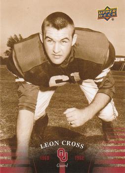 2011 Upper Deck University of Oklahoma #7 Leon Cross Front