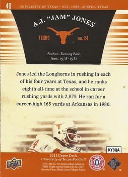 2011 Upper Deck University of Texas #40 A.J. 