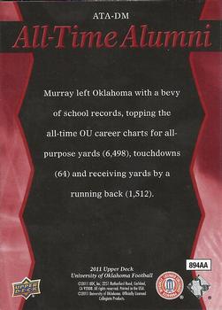 2011 Upper Deck University of Oklahoma - All-Time Alumni #ATA-DM DeMarco Murray Back