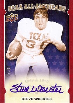 2011 Upper Deck University of Texas - All-Americans Autographs #AA-SW Steve Worster Front