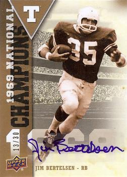 2011 Upper Deck University of Texas - National Champions Autographs #NC-JB Jim Bertelsen Front