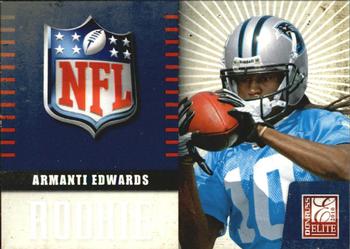 2010 Donruss Elite - Rookie NFL Shield #2 Armanti Edwards  Front