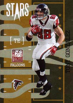 2010 Donruss Elite - Stars Gold #19 Tony Gonzalez  Front