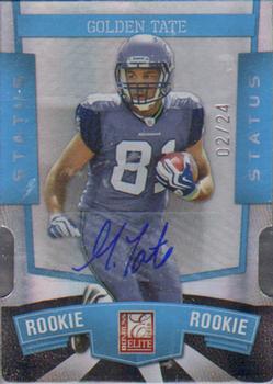 2010 Donruss Elite - Status Autographs #156 Golden Tate Front