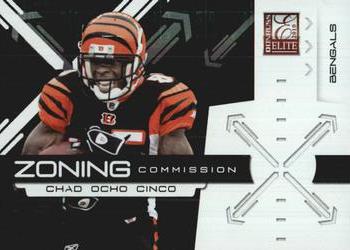 2010 Donruss Elite - Zoning Commission Black #2 Chad Ochocinco  Front