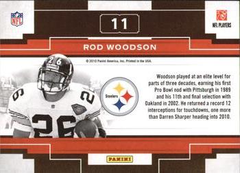 2010 Panini Threads - Century Legends #11 Rod Woodson  Back