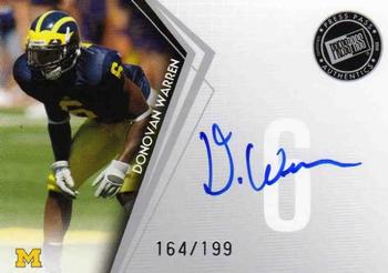 2010 Press Pass - Press Pass Signings Autographs Silver #PPS-DW Donovan Warren Front