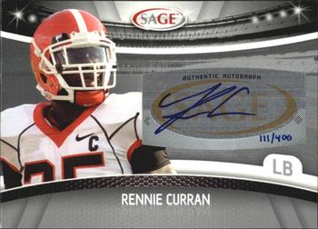 2010 SAGE - Autographs Silver #A-16 Rennie Curran  Front