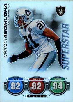 2010 Topps Attax - Superstars Foil #NNO Nnamdi Asomugha  Front