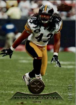 2010 Topps Prime - Gold #19 Troy Polamalu Front