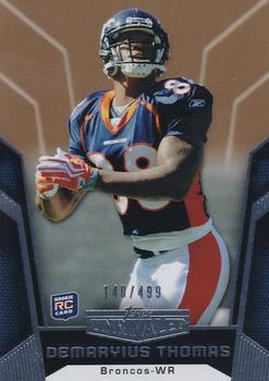 2010 Topps Unrivaled - Gold #116 Demaryius Thomas  Front