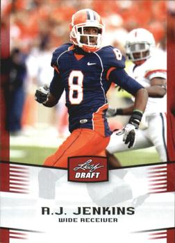 2012 Leaf Draft #1 A.J. Jenkins Front