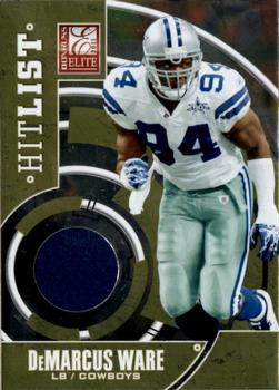 2011 Donruss Elite - Hit List Jerseys #8 DeMarcus Ware Front