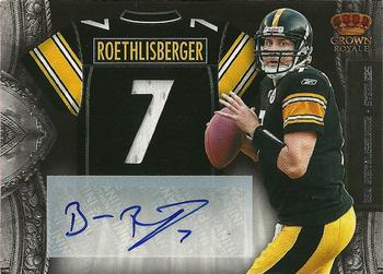 2011 Panini Crown Royale - Jersey Number Materials Autographs #10 Ben Roethlisberger Front