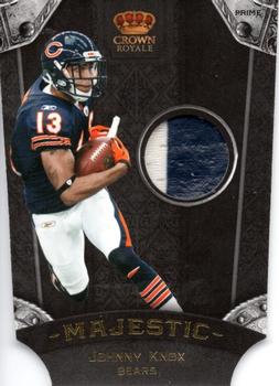 2011 Panini Crown Royale - Majestic Materials Prime #1 Johnny Knox Front
