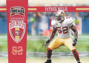 2011 Panini Threads - Gridiron Kings #23 Patrick Willis Front