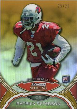 2011 Bowman Sterling - Gold Refractors #1 Patrick Peterson Front