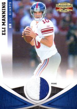 2011 Panini Gridiron Gear - Jerseys Prime #78 Eli Manning Front