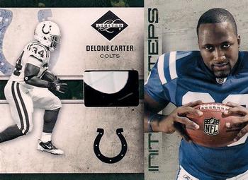 2011 Panini Limited - Initial Steps Shoes #26 Delone Carter Front