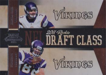 2011 Playoff Contenders - Draft Class #16 Christian Ponder / Kyle Rudolph Front