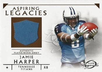 2011 Topps Gridiron Legends - Aspiring Legacies Jerseys #ALR-JH Jamie Harper Front