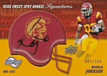 2011 Upper Deck Sweet Spot - Rookie Signatures #RS-RJ Ronald Johnson Front