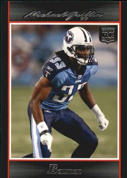 2007 Bowman #212 Michael Griffin Front