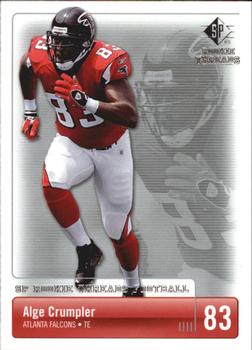 2007 SP Rookie Threads #7 Alge Crumpler Front